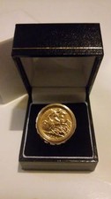 22ct gold half sovereign coin - 22ct,