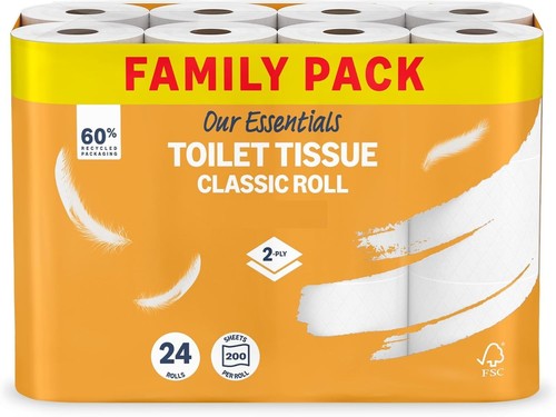 Rolls toilet tissue classic - 24,