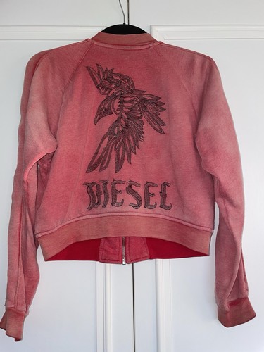Distressed red vintage diesel - distressed,