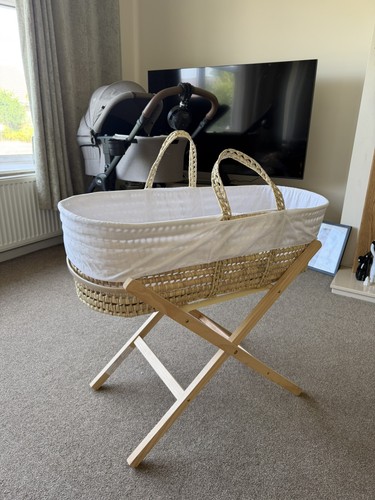 Moses basket and stands set - basket,