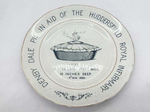 Antique d plate denby - h.g,