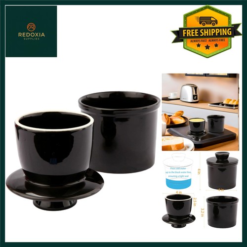 Elegant ceramic french butter - elegant,