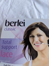 Berlei Classic Women's White Total Support  style B510 Non WiredBra 38E