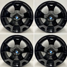 Genuine BMW X5 X6 19” 63M Tiger Claw Alloy Wheels Refurbished Gloss Black E53