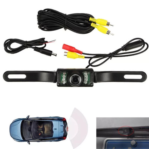 Car rear view - rear, reversing