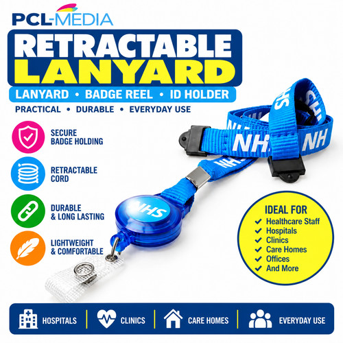 Nhs lanyard retractable - nhs,