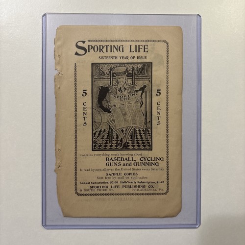 1898 sporting life newspaper - 1898,