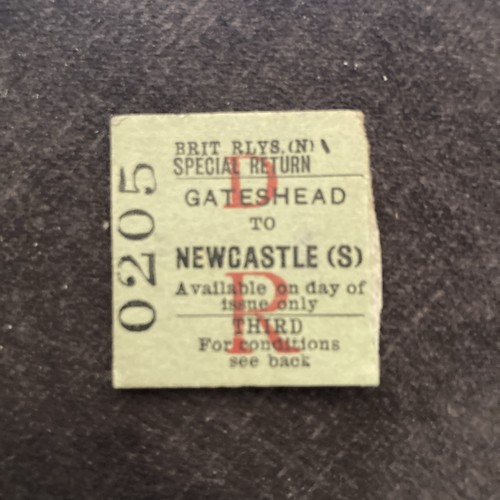 Half railway ticket - ,