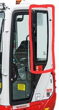 Takeuchi side window next to