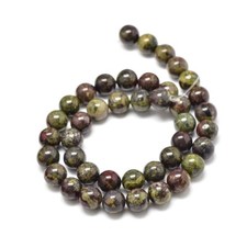 Bloodstone Gemstone Round