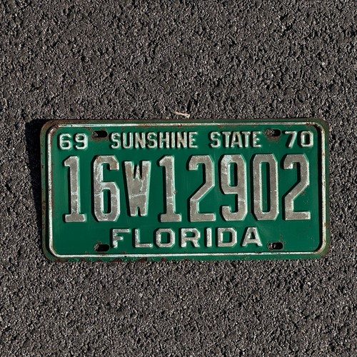 1969 1970 florida license - 1970,