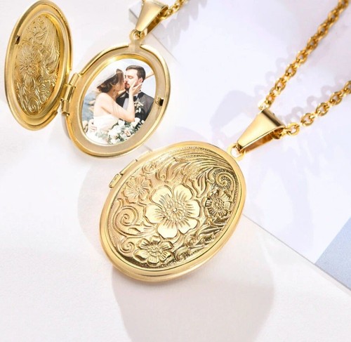 18ct gold vintage oval flower - vintage,