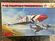 VINTAGE ESCI F-4E PHANTOM II THUNDERBIRD AIRCRAFT KIT 1:48 SCALE SEALED BAG