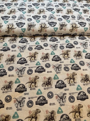Cotton fabric jurassic - cotton,