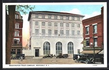 Postcard Westerly, RI, Washington Trust Company 
