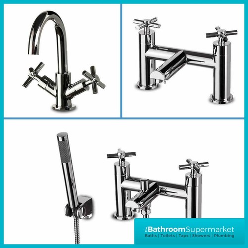 Traditional chrome bathroom - traditional,