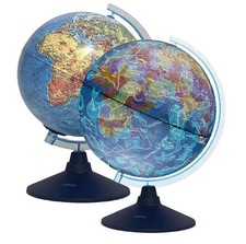 Exerz LED Illuminated World Globe Cable-Free Light-Up Toy 21CM