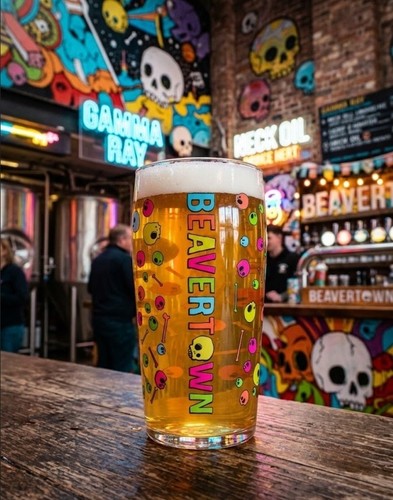 Beavertown pint glass - x,