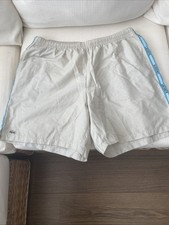 Men’s Lacoste Swimming Shorts Stone / Blue Size 8 XXL