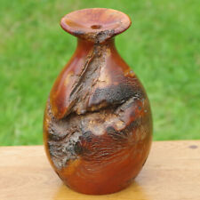 Manzanita Wood Burl Vase Mid Century Modern 1970s 19cm Stunning One Of A KInd
