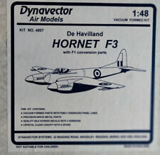Dynavector 1:48 De Havilland HORNET F3 /F1 Model Kit 4807 F.I COMPLETE UNSTARTED