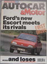 Autocar magazine 29 August