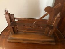 large old garden gate with finials pipe rack