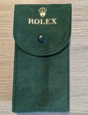 Rolex Green Leatherette Travel