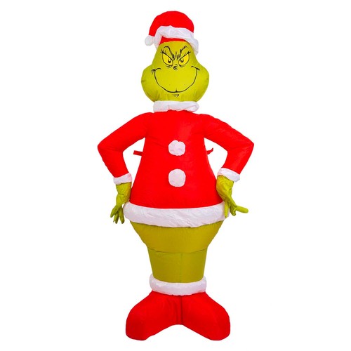 Grinch christmas inflatable - christmas,
