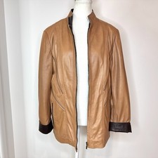 Helium Brown Leather Jacket