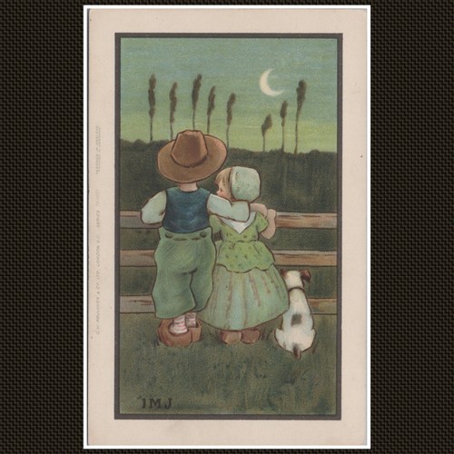 Children with dog moonlight - dog,