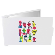 'Funky Abstract People' Compact / Travel / Pocket Makeup Mirror (CM00042808)