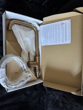 Reginox Salina CP Single Lever Square Neck Copper Kitchen Mixer Tap