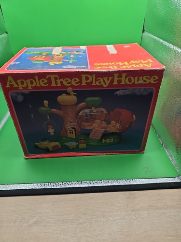 Vintage apple tree - play, house
