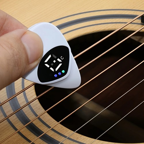 Guitar pick tuner - 2-in-1, &