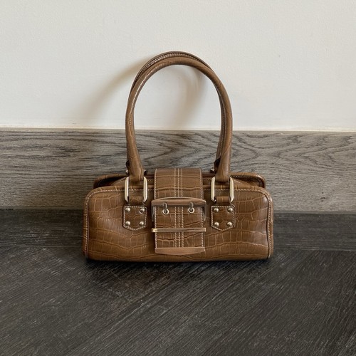 Jane norman brown faux - norman, leather