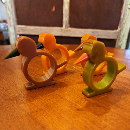 Set bakelite bird - bakelite,