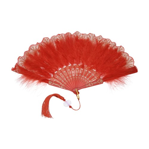 Vintage folding fan - folding,