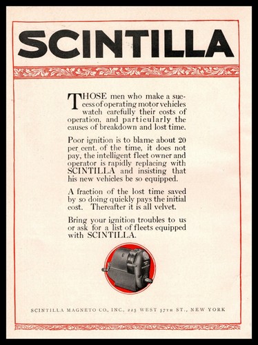 1922 scintilla magneto company - 1922,