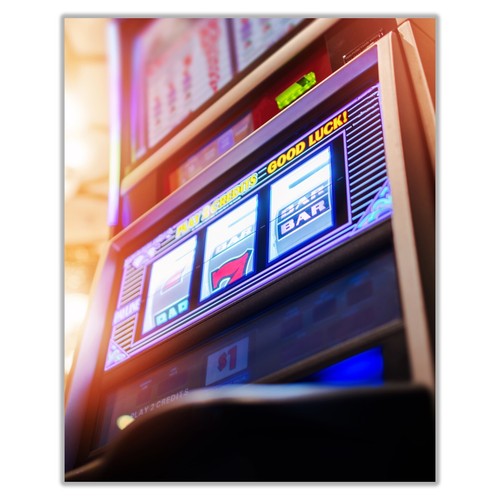 Casino slot machine - casino, glossy