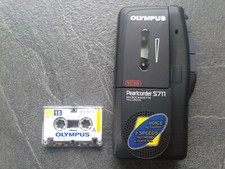 Olympus VCVA Pearlcorder S711 Microcassette Recorder & Tape