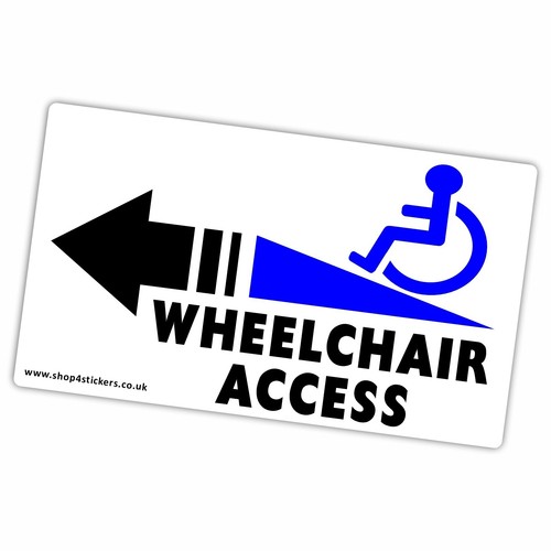 Wheelchair access sign - wheelchair,