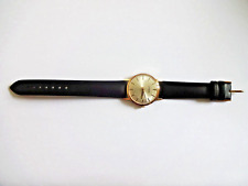 GARRARD MENS  WRISTWATCH 9 ct GOLD" RIBBLE MOTOR SERVICES", LONG SERVICE, 1970s.