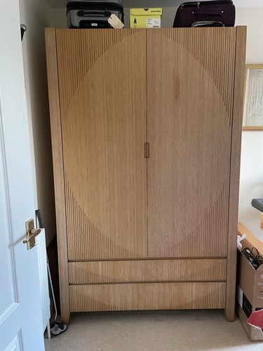 Large bamboo wardrobe with - large,