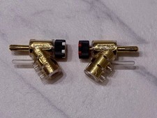 WBT-0645 Locking Banana Plugs (Pair) – Gold-Plated  – Excellent Condition
