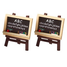 1 Set Mini House Easel Wooden Miniature Easel Simulation Sketching Model