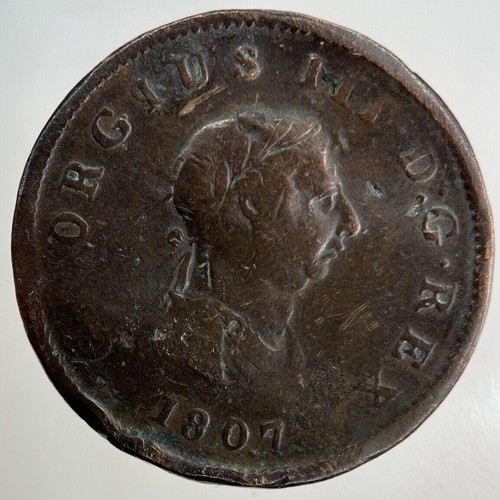 1807 george iii 3rd half - 3rd, half-penny