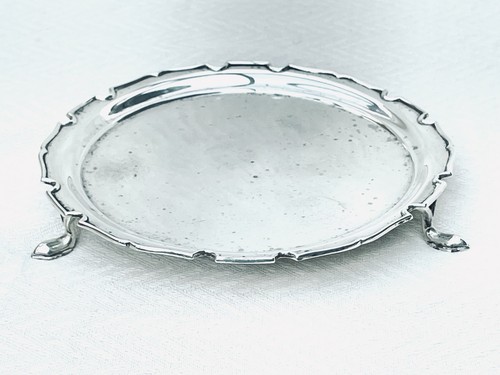 Sterling silver waiter - silver,