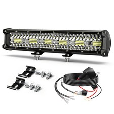 320W 92LEDs 20INCH LED Light Bar Spot Flood Work Bar Offroad Truck SUV Car 12V