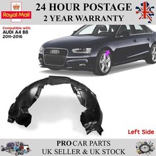 Inner Wheel Arch Cover Liner Front Left For AUDI A4 B8 2011 - 2016 8K0821171L